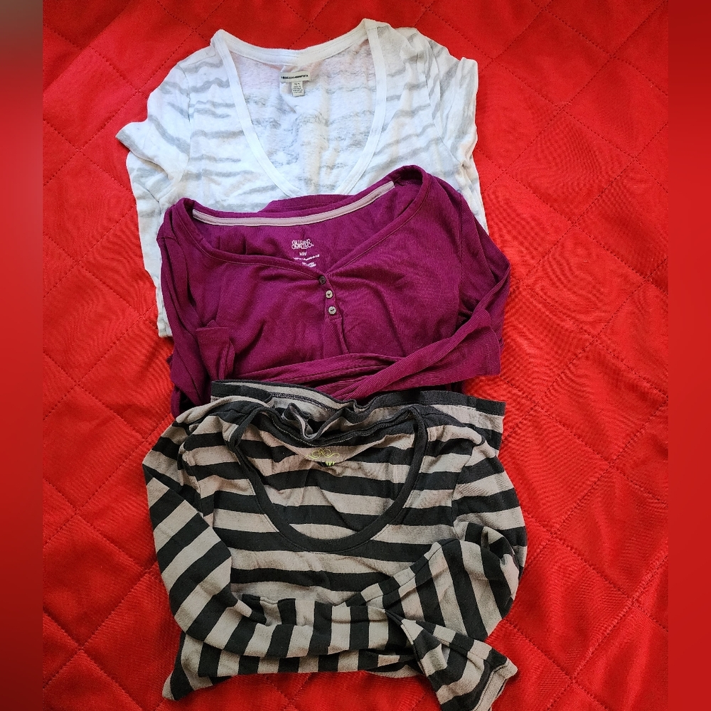 3 shirts size medium